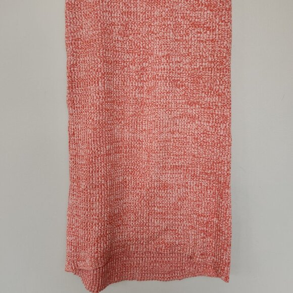 Daily Practice by Anthropologie Ribbed Knit Mock Neck Midi Dress Sz XS Orange  - - Picture 3 of 7